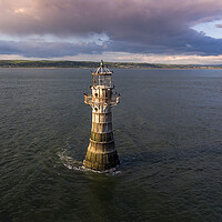Buy canvas prints of Whiteford lighthouse North Gower by Leighton Collins