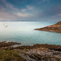 Buy canvas prints of Mumbles lighthouse Swansea by Leighton Collins