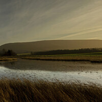 Buy canvas prints of Brecon Beacons panorama by Leighton Collins