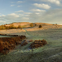 Buy canvas prints of Panorama of Mynydd Illtud in South Wales by Leighton Collins