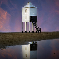 Buy canvas prints of Stilted lighthouse at Burnham-on-sea by Leighton Collins
