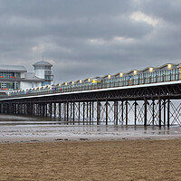 Buy canvas prints of Western-super-mare grand pier by Leighton Collins