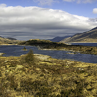 Buy canvas prints of Scottish Highlands panorama by Leighton Collins