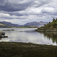 Buy canvas prints of Kyleakin Harbour by Leighton Collins