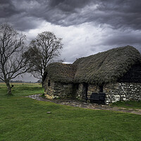 Buy canvas prints of Old Leanach Cottage by Leighton Collins