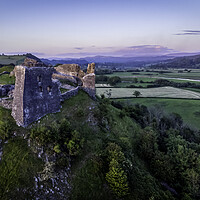 Buy canvas prints of Dryslwyn Castle in South Wales by Leighton Collins