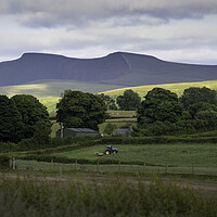 Buy canvas prints of Farming in the Brecon Beacons by Leighton Collins