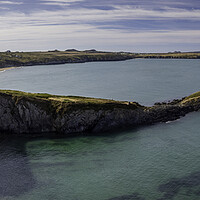 Buy canvas prints of Rugged Pembrokeshire coastline by Leighton Collins