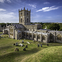 Buy canvas prints of St Davids Cathedral by Leighton Collins