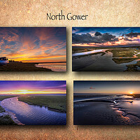 Buy canvas prints of The North Gower Coast by Leighton Collins