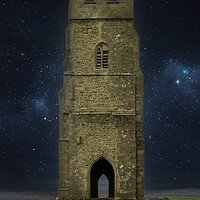 Buy canvas prints of St Michael's Tower at night by Leighton Collins