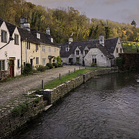 Buy canvas prints of Castle Combe village by Leighton Collins