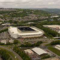 Buy canvas prints of The Liberty Stadium by Leighton Collins