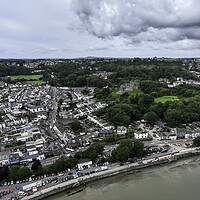 Buy canvas prints of Mumbles village and West Cross by Leighton Collins
