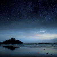 Buy canvas prints of St Michael's mount, Cornwall by Leighton Collins