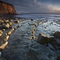 Buy canvas prints of Nash Point S. Wales by Leighton Collins