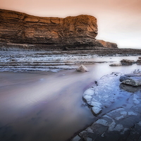Buy canvas prints of Heritage coast South Wales by Leighton Collins