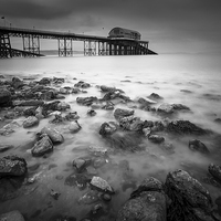 Buy canvas prints of Mumbles pier by Leighton Collins
