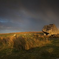 Buy canvas prints of Arthur's stone, North Gower, Wales by Leighton Collins