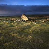 Buy canvas prints of Arthur's stone, North Gower, Wales by Leighton Collins