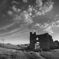 Buy canvas prints of Pennard castle Gower by Leighton Collins