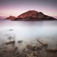 Buy canvas prints of Mumbles lighthouse, Swansea by Leighton Collins