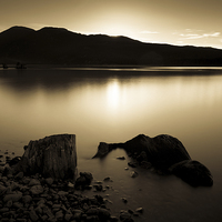 Buy canvas prints of Comox Lake Vancouver island by Leighton Collins