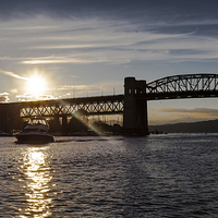 Buy canvas prints of Burrard Bridge, Vancouver by Leighton Collins