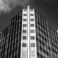 Buy canvas prints of Hi-rise offices in Vancouver by Leighton Collins