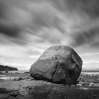 Buy canvas prints of  Huge Seal Bay rock by Leighton Collins