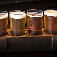 Buy canvas prints of A selection of beers by Leighton Collins