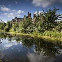 Buy canvas prints of  Neath Abbey ruins by Leighton Collins