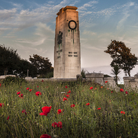 Buy canvas prints of  Swansea cenotaph by Leighton Collins