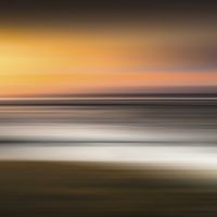 Buy canvas prints of  The Loughor estuary in Swansea blurred in Photosh by Leighton Collins