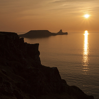 Buy canvas prints of  worms head sunset by Leighton Collins