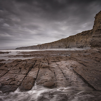Buy canvas prints of  South Wales Heritage coast by Leighton Collins