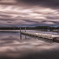 Buy canvas prints of  comox lake Vancouver island by Leighton Collins