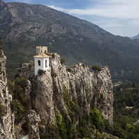 Buy canvas prints of  Guadalest Spain by Leighton Collins