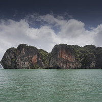 Buy canvas prints of  Limestone islands in Thailand by Leighton Collins
