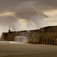 Buy canvas prints of  Storm Desmond by Leighton Collins