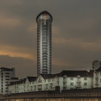Buy canvas prints of  Meridian Tower by Leighton Collins