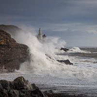 Buy canvas prints of  Storm Frank by Leighton Collins