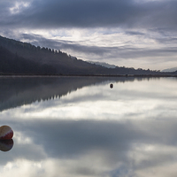 Buy canvas prints of  Glynneath lakes by Leighton Collins