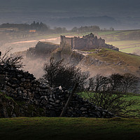 Buy canvas prints of Carreg Cennen Castle by Leighton Collins