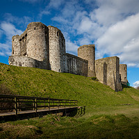 Buy canvas prints of Kidwelly Castle South Wales by Leighton Collins