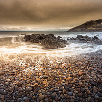 Buy canvas prints of Bracelet Bay Storm cloud by Leighton Collins