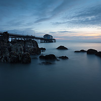 Buy canvas prints of Mumbles Pier Morning by Leighton Collins