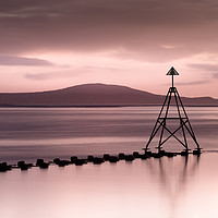 Buy canvas prints of A Loughor Estuary Marker by Leighton Collins
