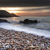 Buy canvas prints of Bracelet Bay, Gower by Leighton Collins