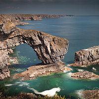 Buy canvas prints of The Green Bridge of Wales by Leighton Collins
